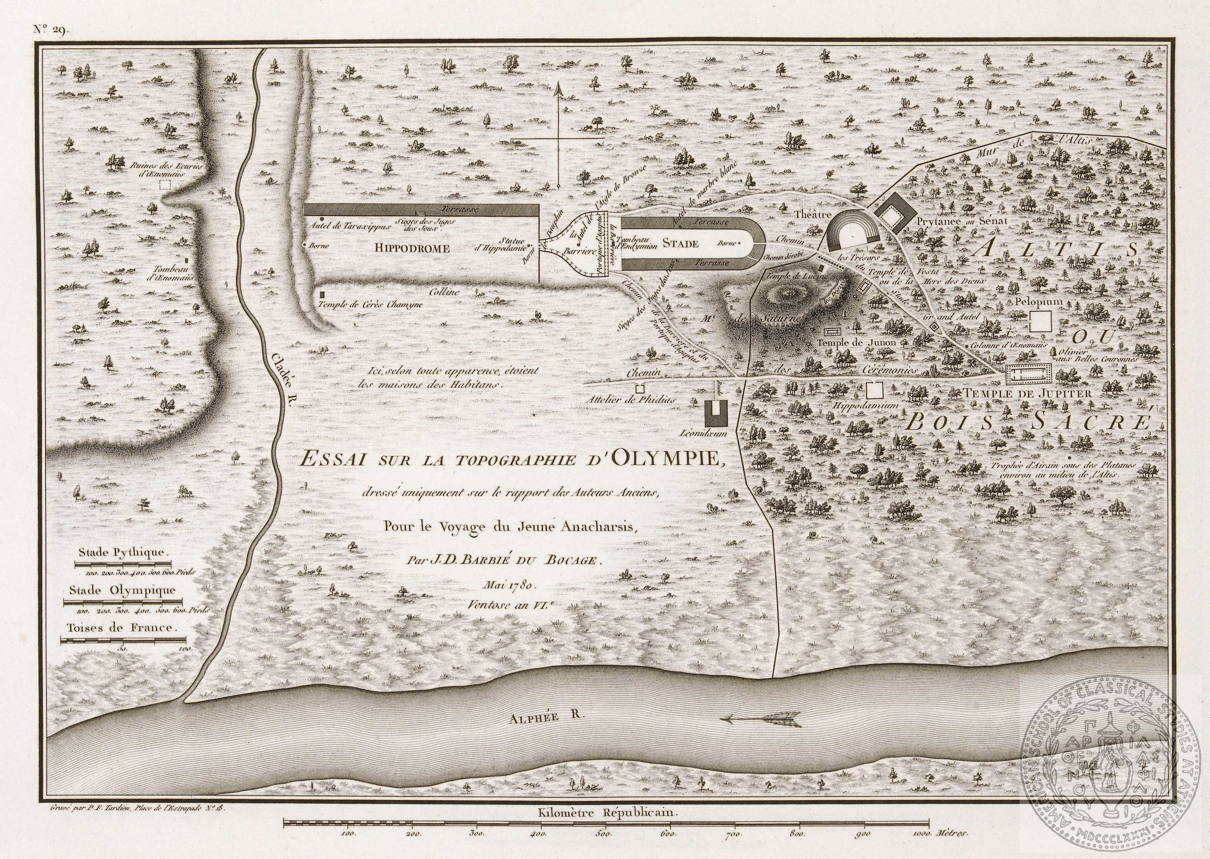 Essai sur la topographie d' Olympie, pour la voyage du Jeune Anacharsis